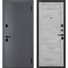 Дверь входная Ferroni БОСТОН ЦАРГА 7.5 СМ Сатин графит - Бетон снежный Дверь входная Ferroni БОСТОН ЦАРГА 7.5 СМ Сатин графит - Бетон снежный